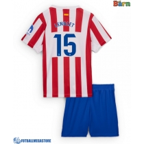 Fotballdrakt Barn Atletico Madrid Clement Lenglet #15 Hjemmedraktsett 2025-26 Kortermet (+ Korte bukser)